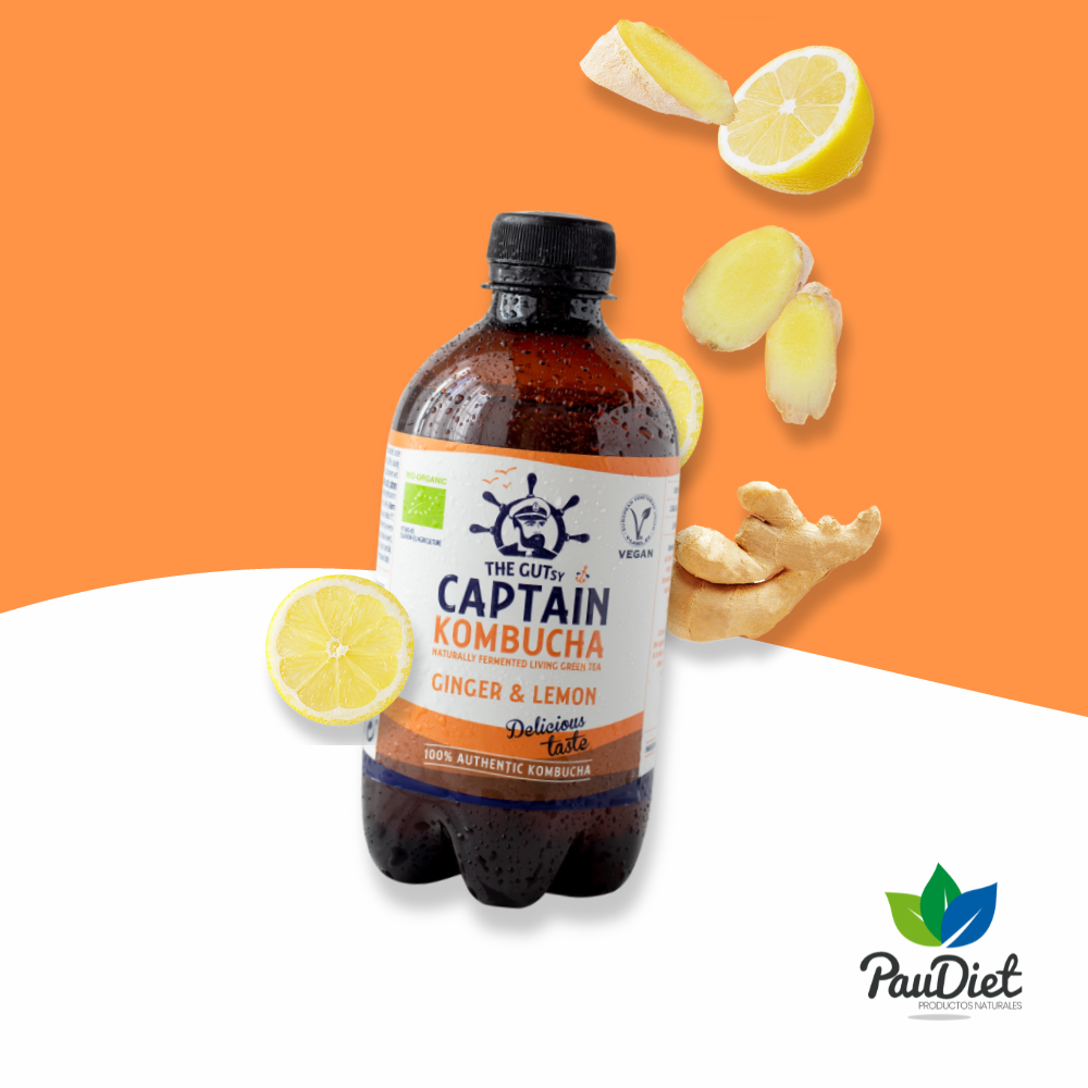 Capitan Kombucha Jengibre y Limón